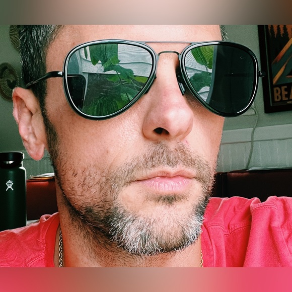 Designer aviators. Black. - Picture 5 of 5